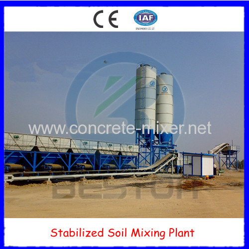 BESTON Computer Measure Stabilized Soil Mixing Plant with 600T/h Production Capacity