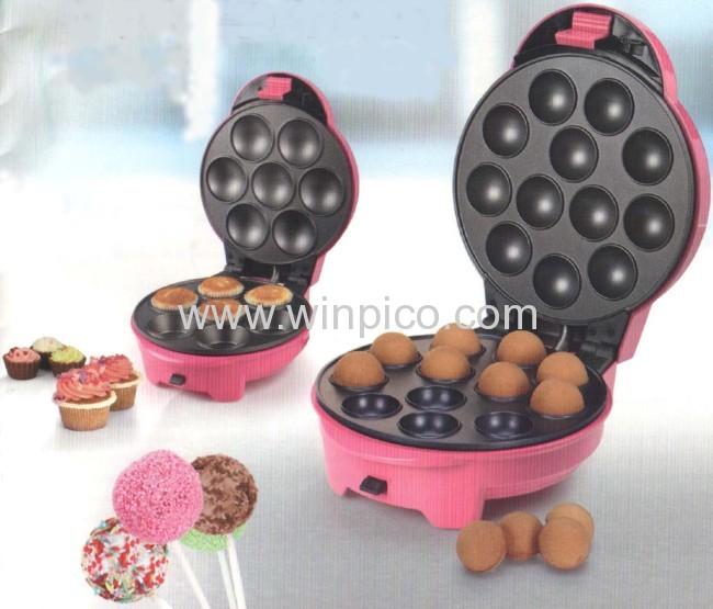 2-IN-1 CUPCAKE MAKER CAKE POP MAKER DONUT MAKER, INTERCHANGEABLE DONUT MAKER