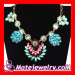 flower Statement collar Necklaces