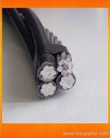 Chinese quadruplex stranded aluminum conductor ACSR overheaded cable