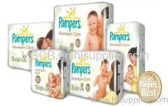PAMPERS Premium Care baby diapers