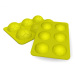 6-cavity football shape silicone ice cube tray