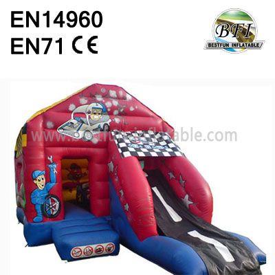 Inflatable Car Bounce Slide Combo