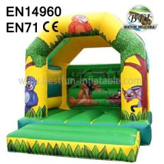 Commercial Jungle Animal Bounce House