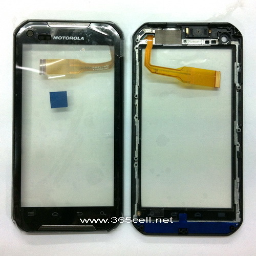 Motorola XT626 OEM new digitizer with frame