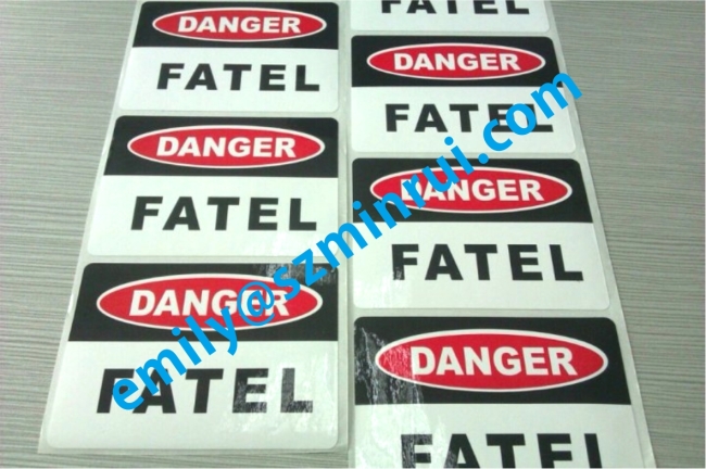 Custom Laminated Eggshell Stickers,Water Proof and Sun Proof ink Egg Shell Stickers,Warning Labels With Permanent Glue