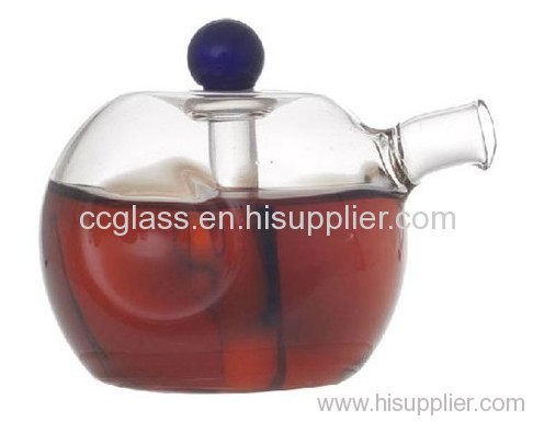 Hand Blown Borosilicate Glass Cruet