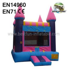 Inflatable Pink Castle Bounce