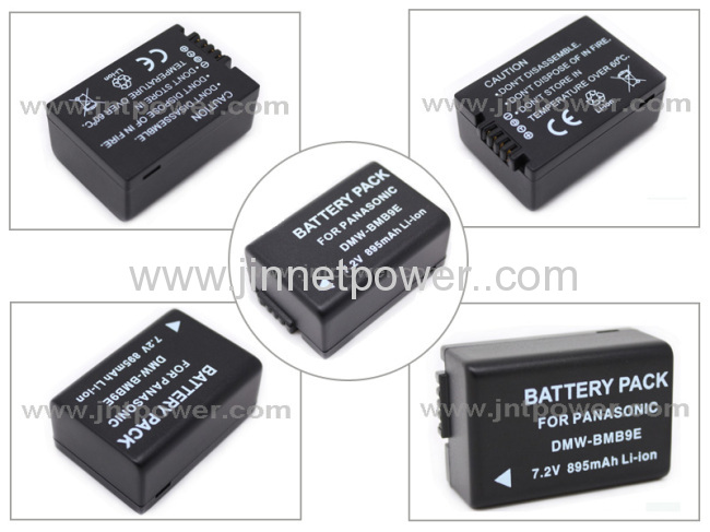Cheap full decoded digital battery pack DMW-BMB9E for Panasonic cameras DMC-FZ45/FZ100