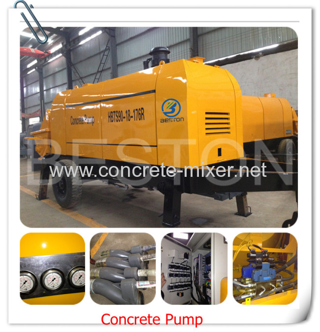 Diesel Ready Trailer Concrete Pump for Sale