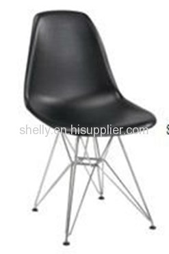 Electroplating legs dining chair