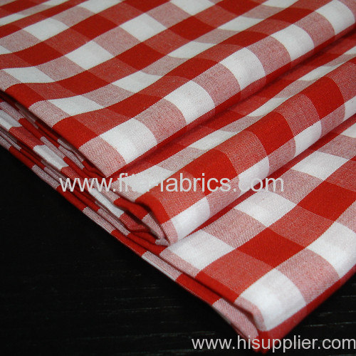 80% Poly 20% Cotton Gingham