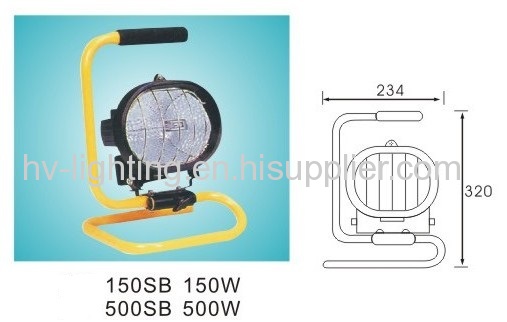 Floodlight fixtures E27 IP65 50Hz