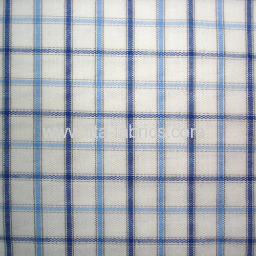 100% cotton yarn dyeplaid poplin fabric 