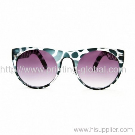 Hot stamping film for plastic sunglass frame