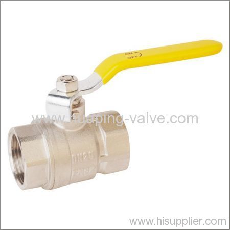 Nickle Plating Brass Ball Valve