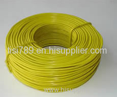 Annealed tie wire with zinc coating