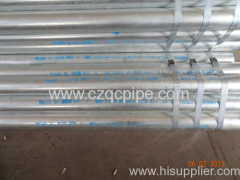 Galvanized seamless steel pipe