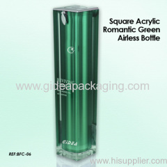 airless cosmetic bottle design