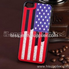 National Flag Pattern Series Diamond Hard Plastic Case Cover