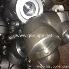 ASME B 16.11 THD 90 degree forged elbow 2-1/2