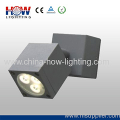 Wall LED Light 3W Outdoor Use Square Shape One Head Lighting