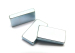 N48H Sintered Neodymium Block Magnets with White Zinc Coating