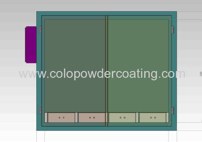 infrared powder coating oven 