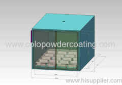 infrared powder coating oven