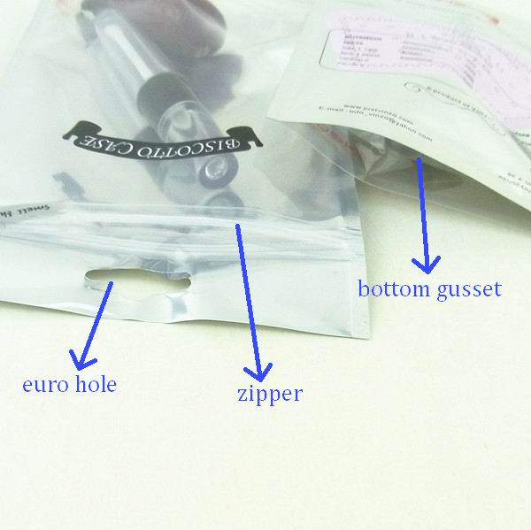 three layer stand up aluminum foil zipper bags