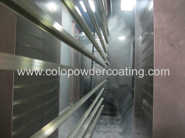 aluminum profile powder coating line