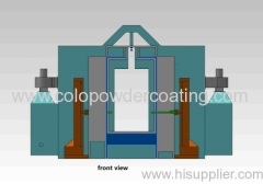 Aluminum Profile Custom Powder Coating Line Power And Free Conveyor Type