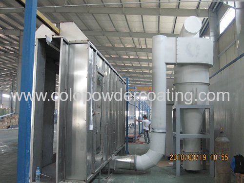 aluminum profile powder coating line