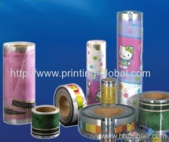 Hot stamping film for plastic vacuum bottle