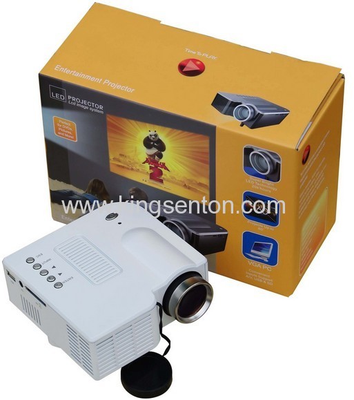 very cheap projectors support SD/MMC/HDMI/USB for personal entertainment