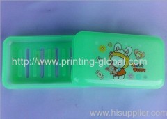 Hot stamping film for plastic soap box