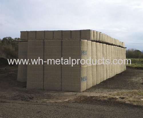 Military bunker welded mesh barrier