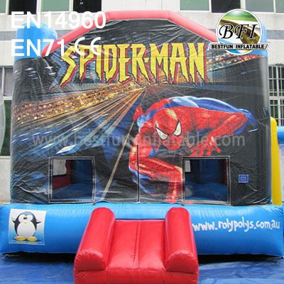 Inflatable Bouncer Spiderman rent sale