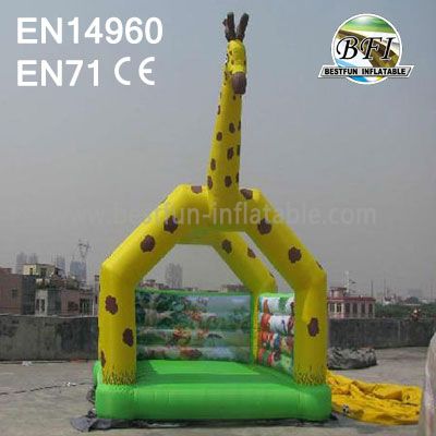 Inflatable Giraffe Castle Bouncer
