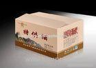 D-Flute Corrugated Box Printing, Cmyk Pantone Color Wine Packaging Boxes Printing