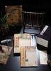 A4 / B5 Gift Oriental Silk Artwork, Chinese Silk Painting Stamp Booklet
