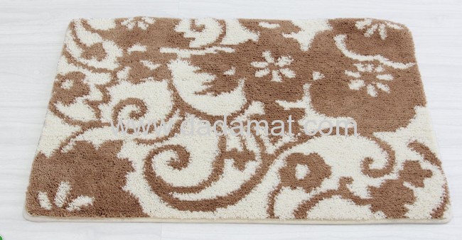 Microfibers absorbent bath Mat