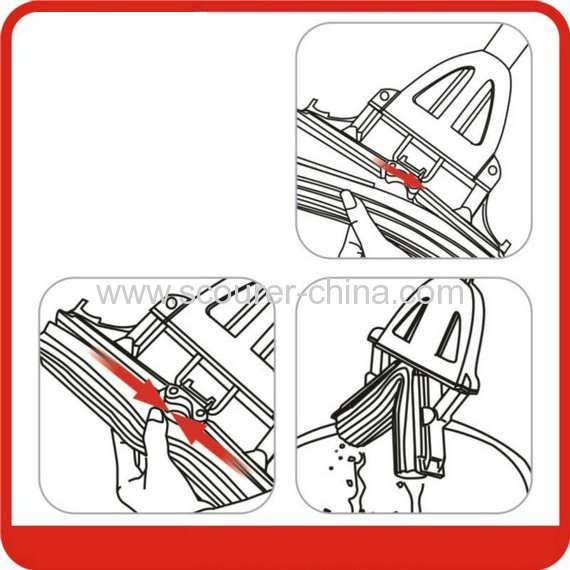 Cheapest and best sales of telescopic 28cm PVA Mop