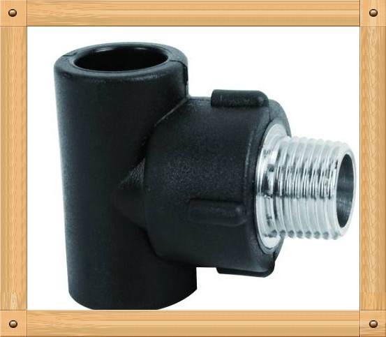 HDPE male Tee HDPE 100 plumbing material 