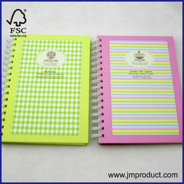 2 subjectshardcover notebook 