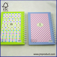 FSC hardcover spiral notebook