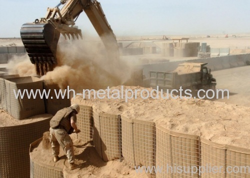 Welded mesh hesco bastion