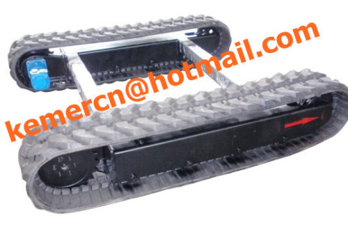 custom built rubber track chassis track undercarriage