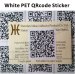 2x2cm Durable PET QRcode Label