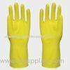 Spray flocklined Household Latex Gloves , Industrial Latex Gloves